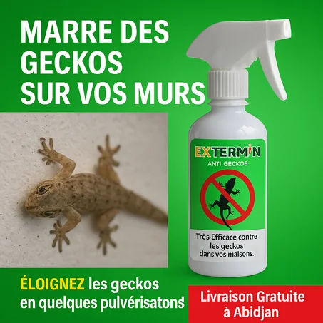 Anti-Geckos & salamandres 430 ml