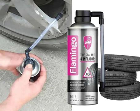 مانع تسرب ومنفاخ الإطارات "Flamingo" – للحالات الطارئة