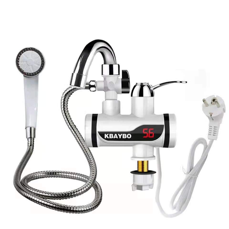 سخان الماء الكهربائي مع الرشاشة