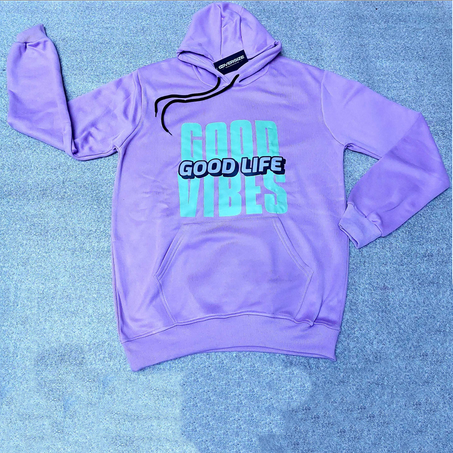 Sweatshirt Capuche Mauve