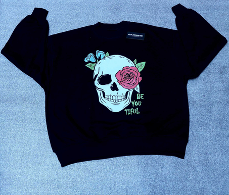 Sweatshirt Noir Oversize