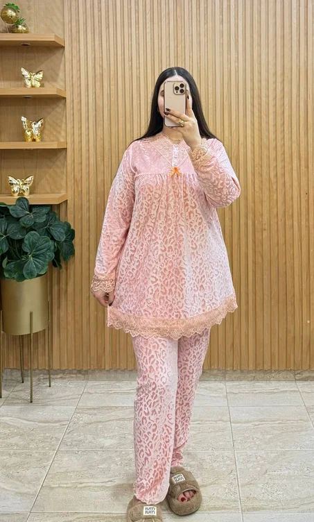 ✨🌸بيجامة نسائية راقية – أناقة وراحة فكل لحظة 🌸✨