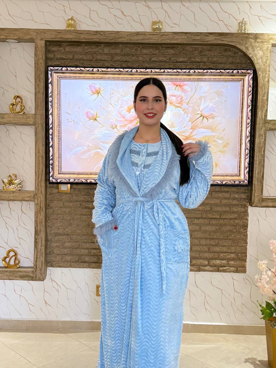 ✨بيجامة نسائية راقية  – أناقة وراحة فكل لحظة ✨