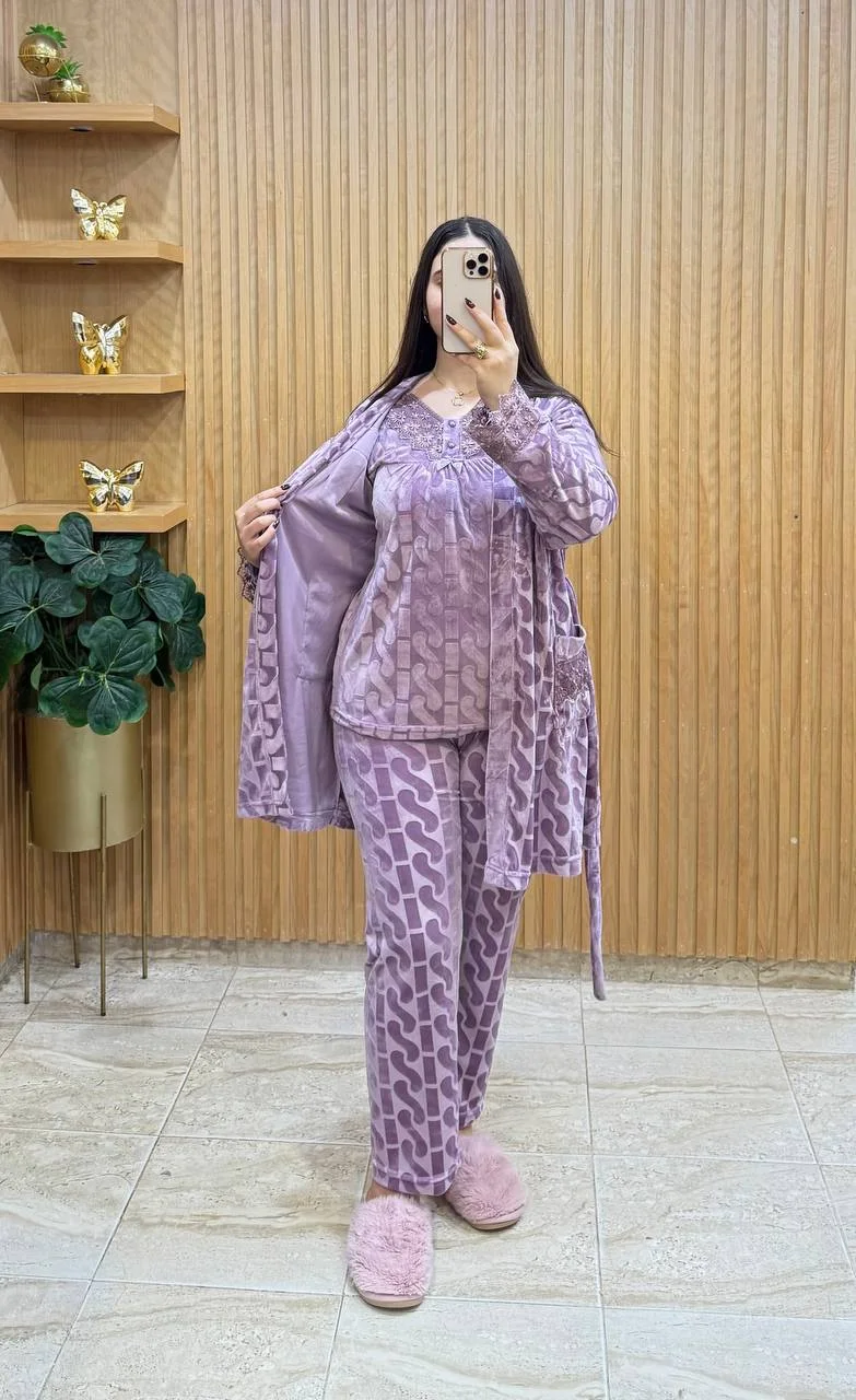 ✨🌸بيجامة نسائية راقية – أناقة وراحة فكل لحظة 🌸✨