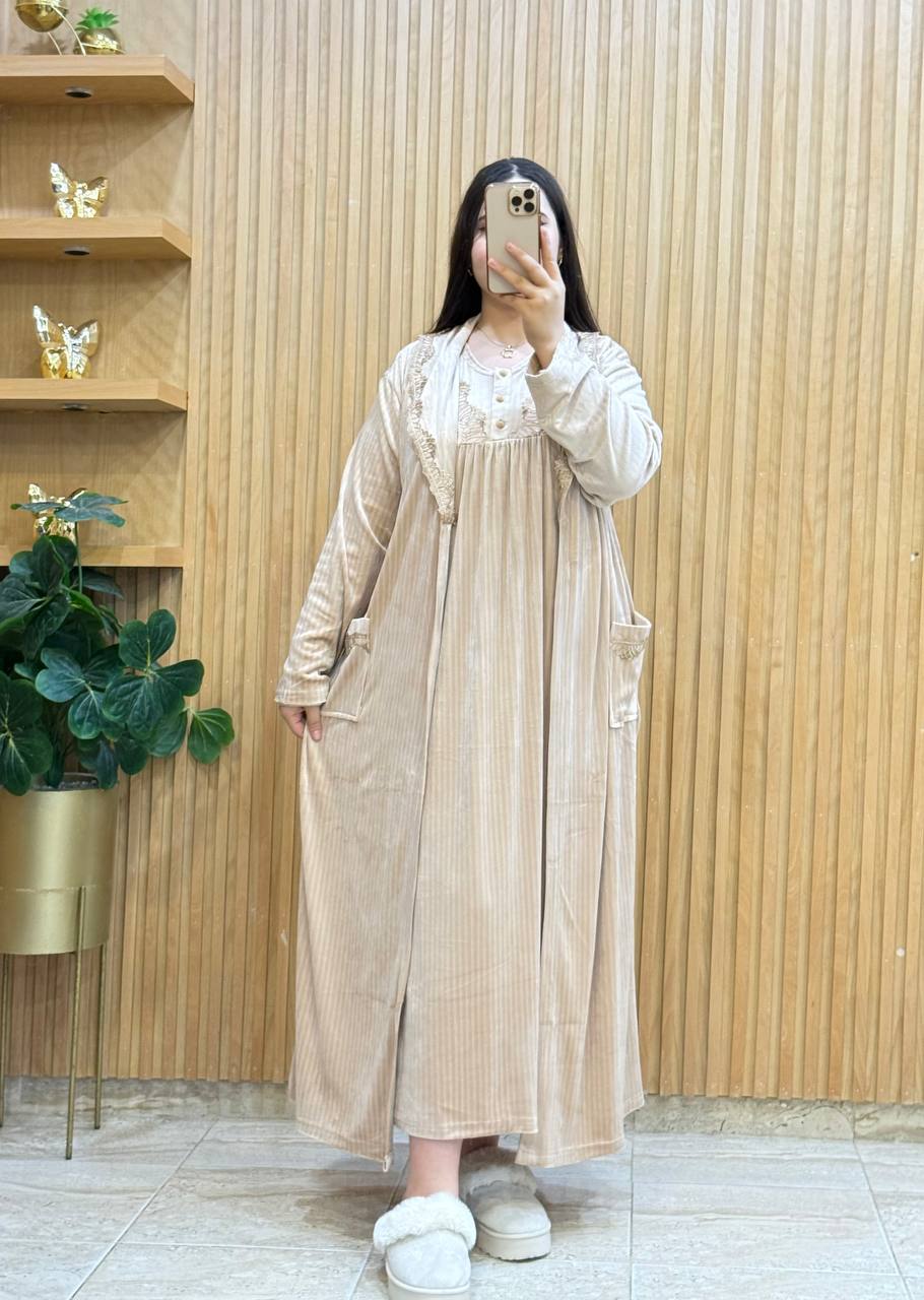 ✨بيجامة نسائية  راقية – أناقة وراحة فكل لحظة ✨