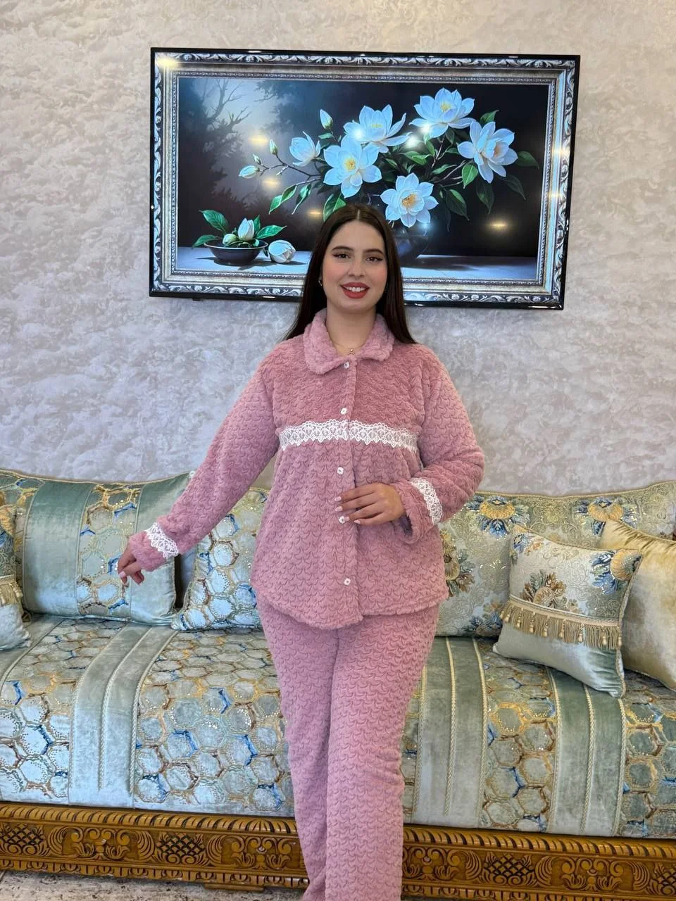 ✨🌸بيجامة نسائية راقية – أناقة وراحة فكل لحظة 🌸✨