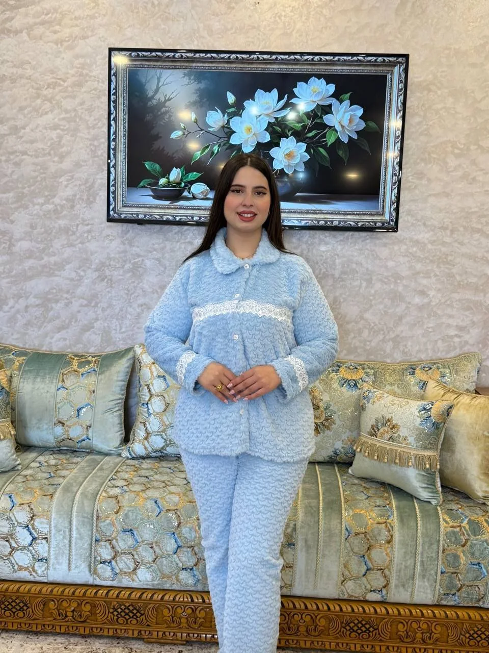 ✨🌸بيجامة نسائية راقية – أناقة وراحة فكل لحظة 🌸✨