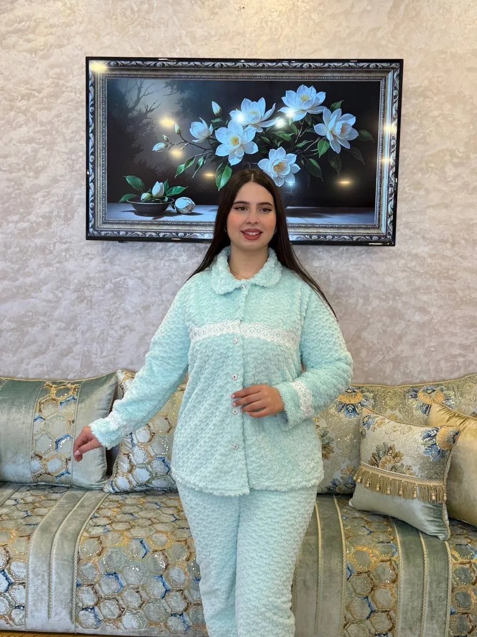 ✨🌸بيجامة نسائية راقية – أناقة وراحة فكل لحظة 🌸✨