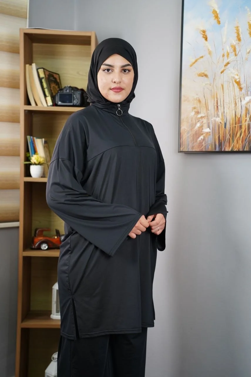 💖 بوركيني عصري 4 قطع أناقة، راحة وثقة في كل خطوة