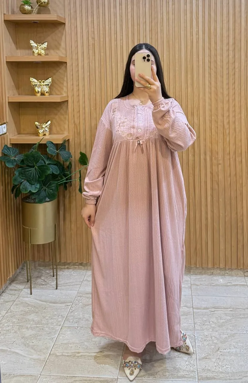 طويلة صوفة مطروزة عالية الجودة