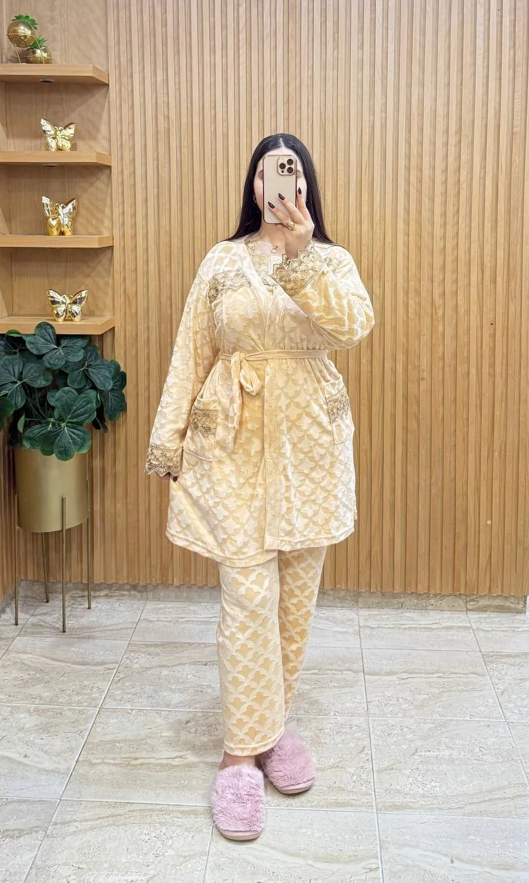 ✨🌸بيجامة نسائية راقية – أناقة وراحة فكل لحظة 🌸✨