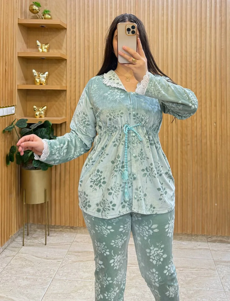 ✨🌸بيجامة نسائية راقية – أناقة وراحة فكل لحظة 🌸✨