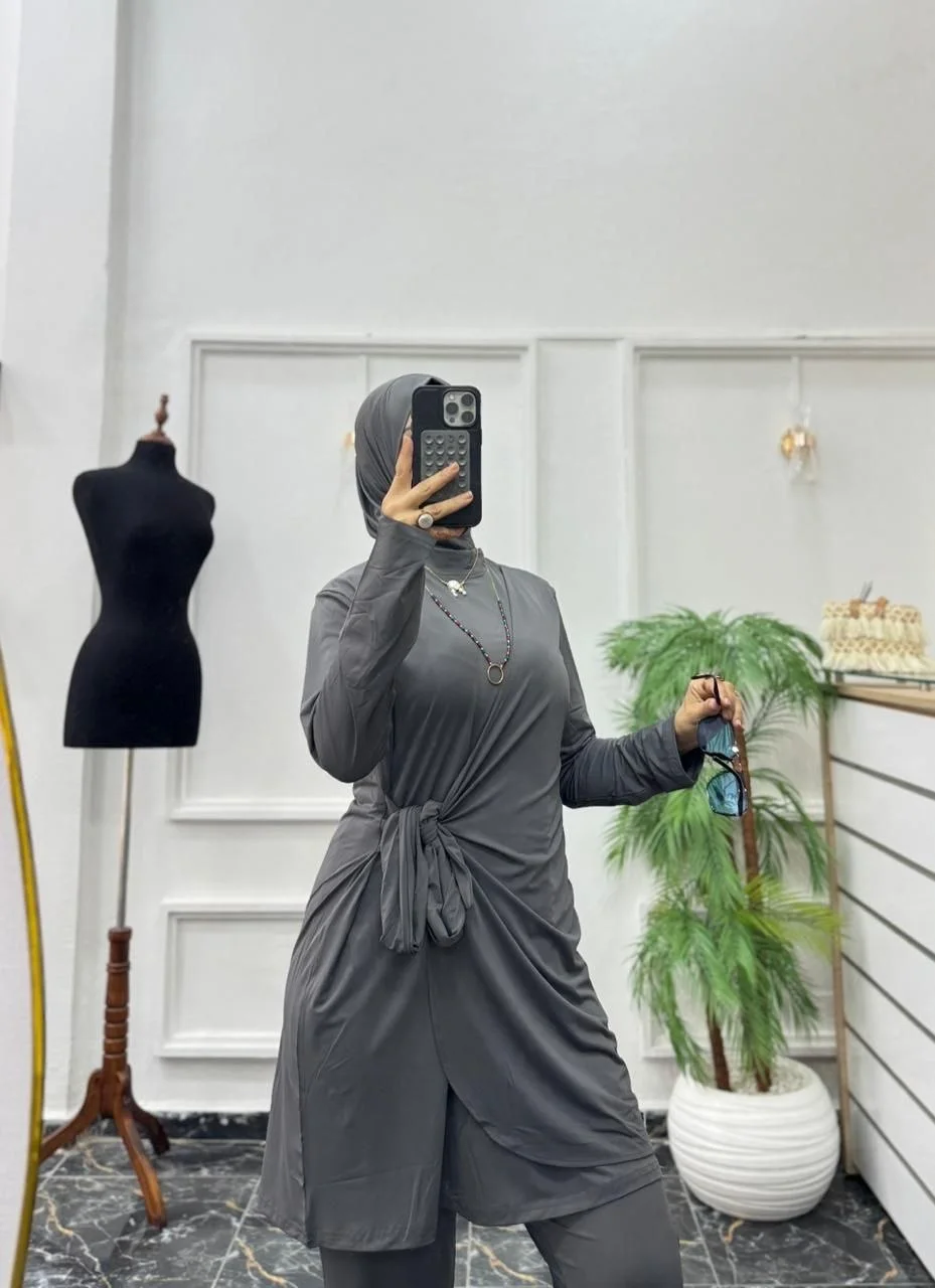 ✨ بوركيني محتشم 3 قطع بأناقة عصرية ✨