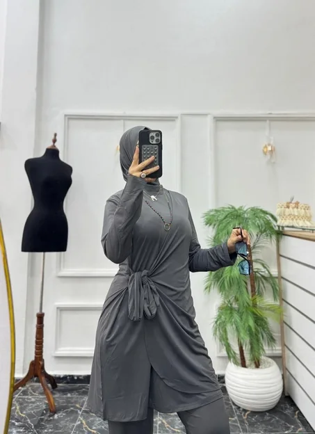 ✨ بوركيني محتشم 3 قطع بأناقة عصرية ✨