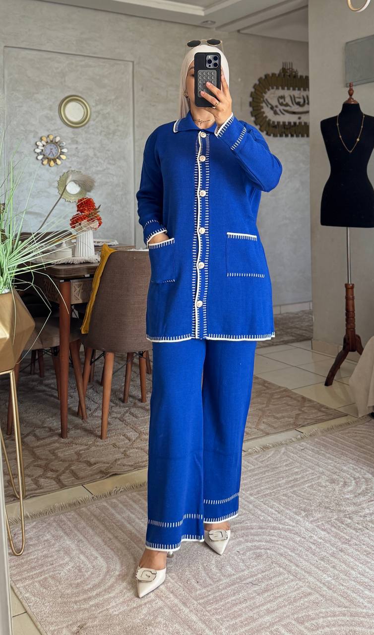 😍طقم أنيق ومريح بعدة ألوان جذابة – الإطلالة المثالية لكل يوم😍