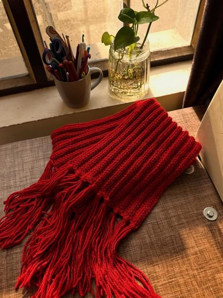 وشاح ميكاسا – Mikasa Scarf 🧣✨