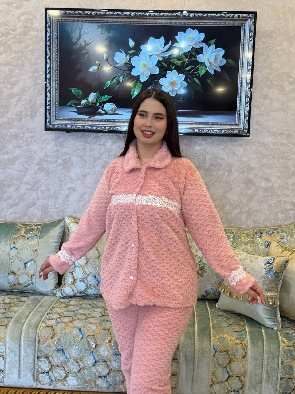 ✨🌸بيجامة نسائية راقية – أناقة وراحة فكل لحظة 🌸✨