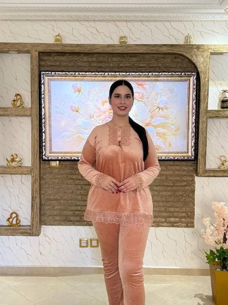 ✨بيجامة نسائية  راقية بتفاصيل دانتيل – أناقة وراحة فكل لحظة ✨