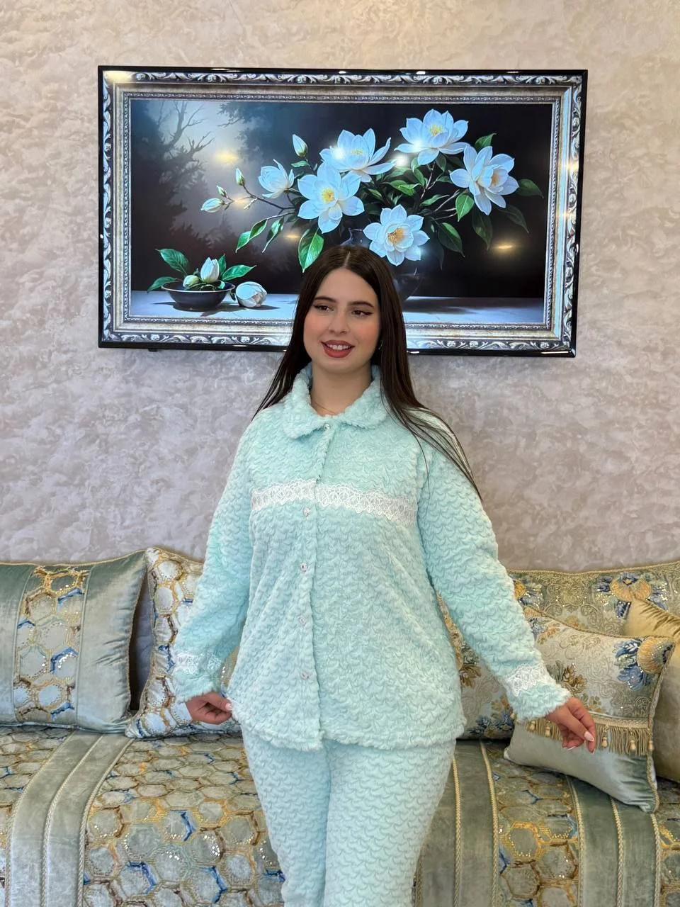 ✨🌸بيجامة نسائية راقية – أناقة وراحة فكل لحظة 🌸✨