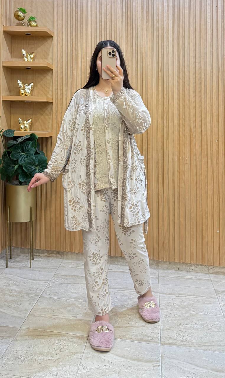 ✨🌸بيجامة نسائية راقية – أناقة وراحة فكل لحظة 🌸✨