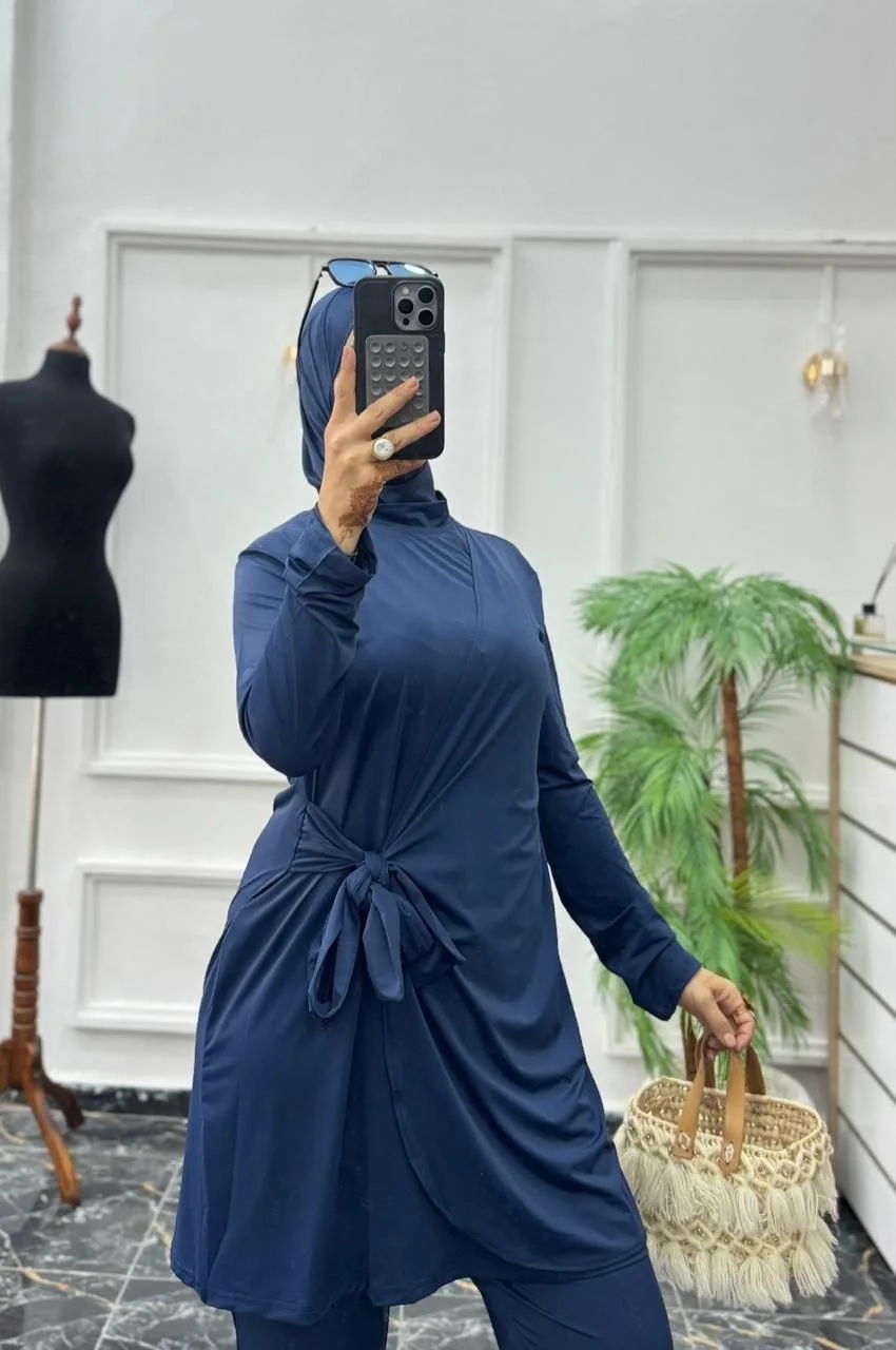 ✨ بوركيني محتشم 3 قطع بأناقة عصرية ✨