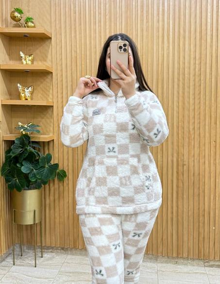 ✨بيجامة نسائية  راقية – أناقة وراحة فكل لحظة ✨