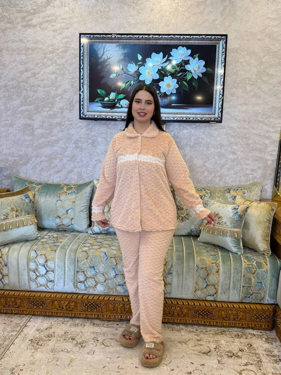 ✨🌸بيجامة نسائية راقية – أناقة وراحة فكل لحظة 🌸✨