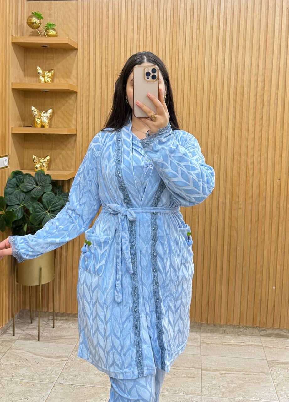 ✨بيجامة نسائية  راقية – أناقة وراحة فكل لحظة ✨