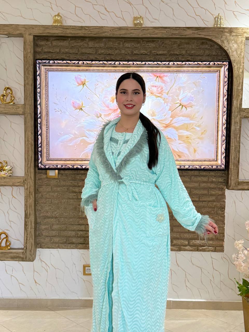 ✨بيجامة نسائية راقية  – أناقة وراحة فكل لحظة ✨