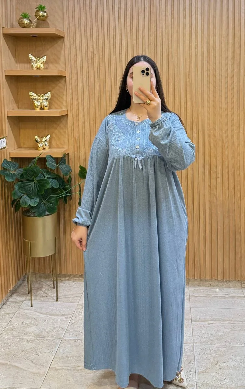 طويلة صوفة مطروزة عالية الجودة