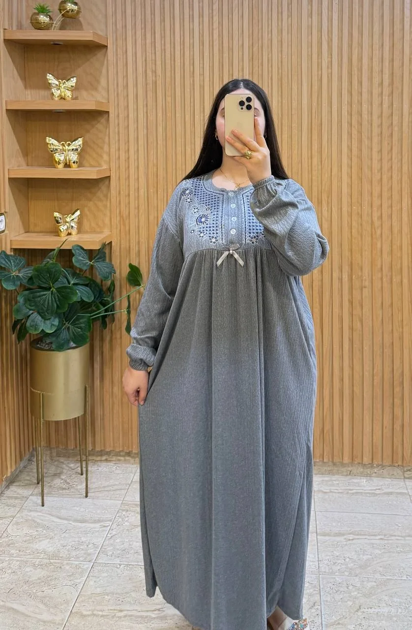 طويلة صوفة مطروزة عالية الجودة