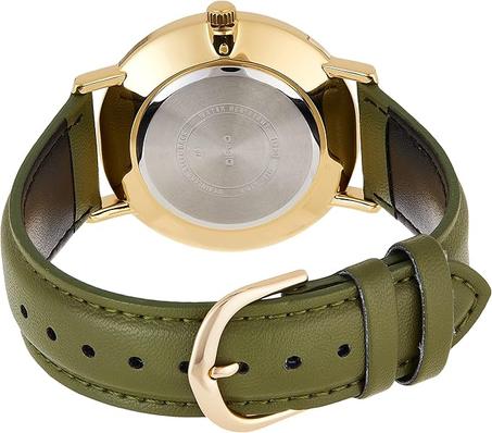 ساعة يد من الجلد البني كاسيو، للرجال، MTP-VT01GL-5BUDF، تناظري