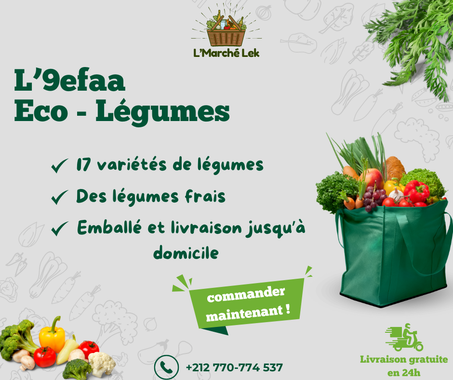 قفة خضار اقتصادية - L'9efaa Eco légume