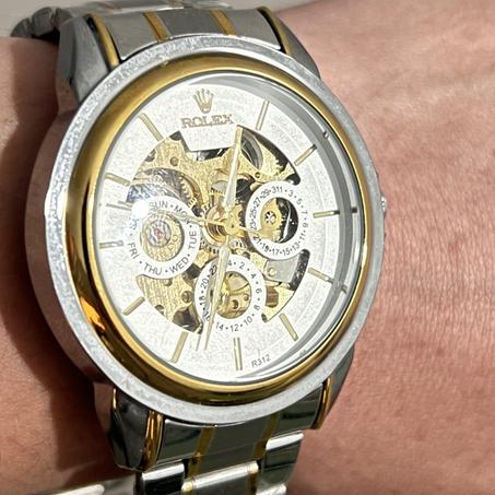 Rolex Skeleton Mechanical Watch