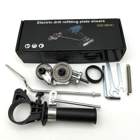 رأس القص المعدني – حوّل مثقابك إلى آلة قص احترافية لصفائح الحديد والألمنيوم