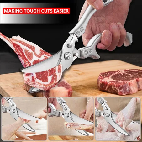 ✂️ مقص تقطيع اللحم و تكسير العظام