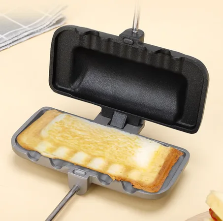 🍳 مقلاة الساندويتش المزدوجة – للطهي السريع والممتع