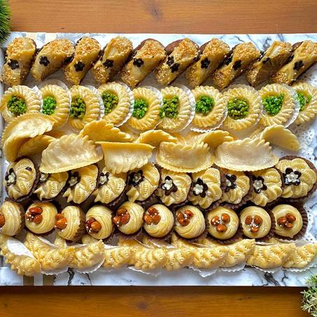 بلاطو مشكل اللوز وصابلي بريستيج