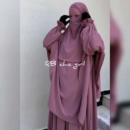 جلباب الفراشة مع الستار الطويل