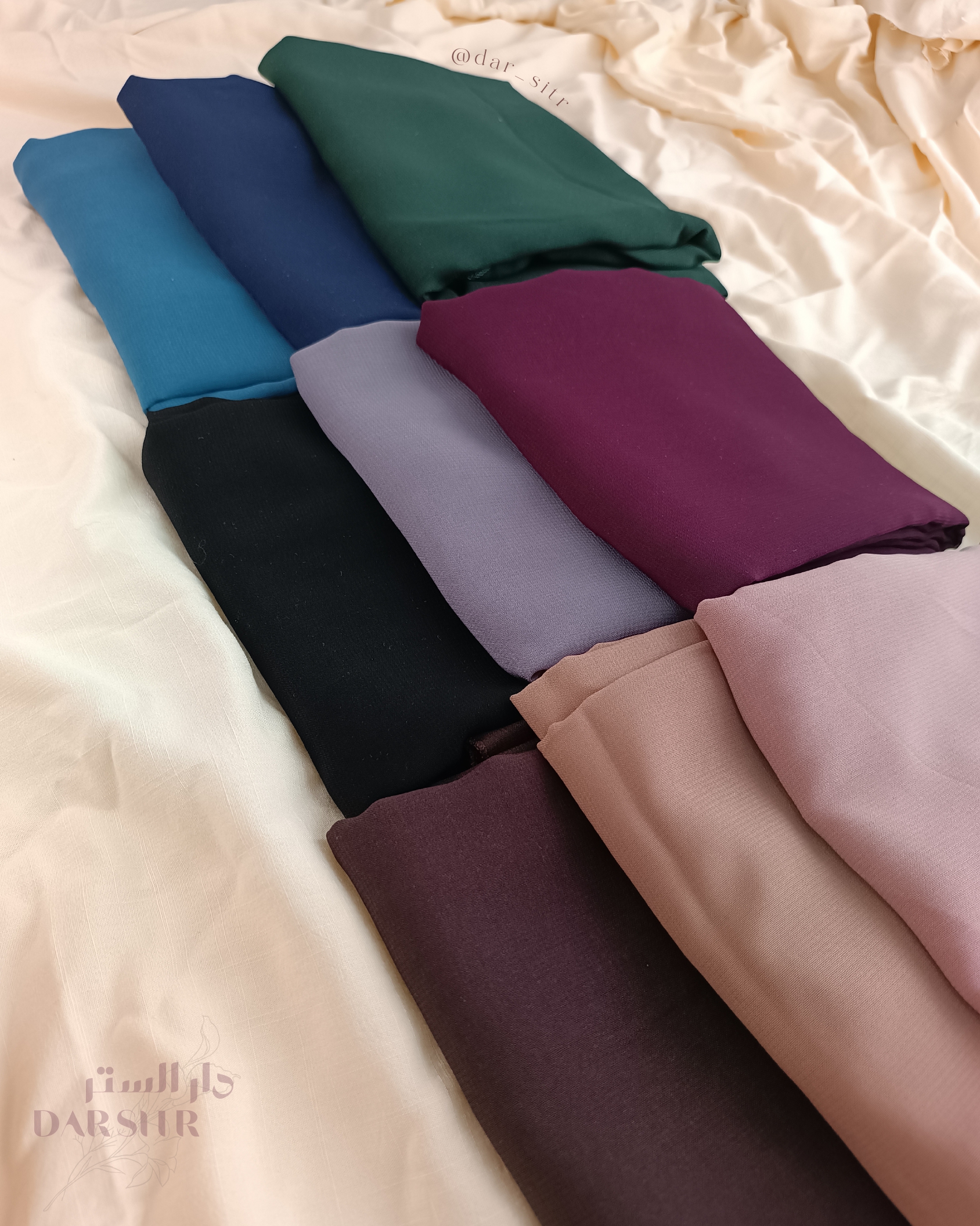 حجاب مربع كبير 1.50/1.50متر