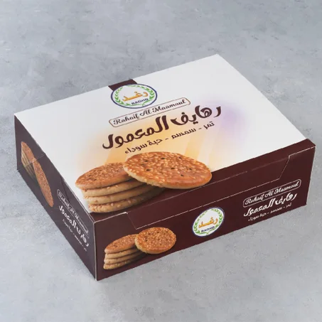 رهايف المعمول (تمر سمسم حبة سوداء)