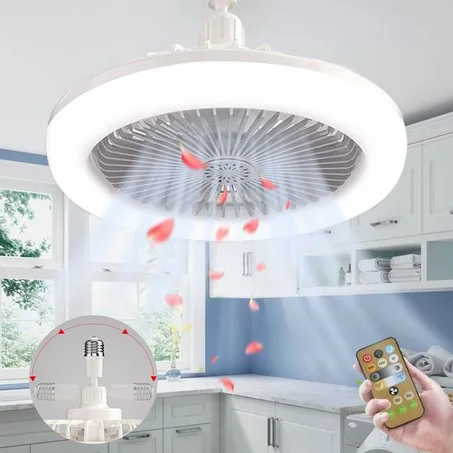 Ventilateur Plafonnier LED avec Éclairage