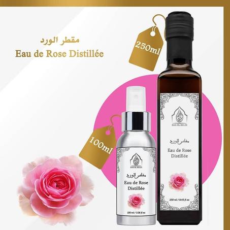 مقطر الورد لتنظيف الجلد