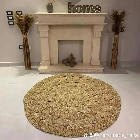 سجادة ديكور من الحلفا