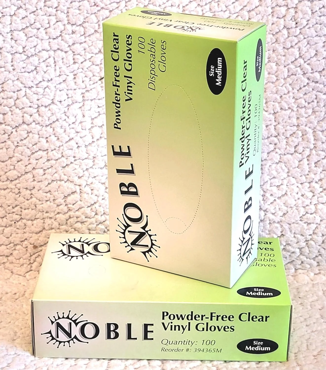 100 Pcs Disposable Vinyl Gloves Latex Free Powder Free Clear Gloves for Cleaning Cooking Beauty Dishwashing Transparent (Medium)