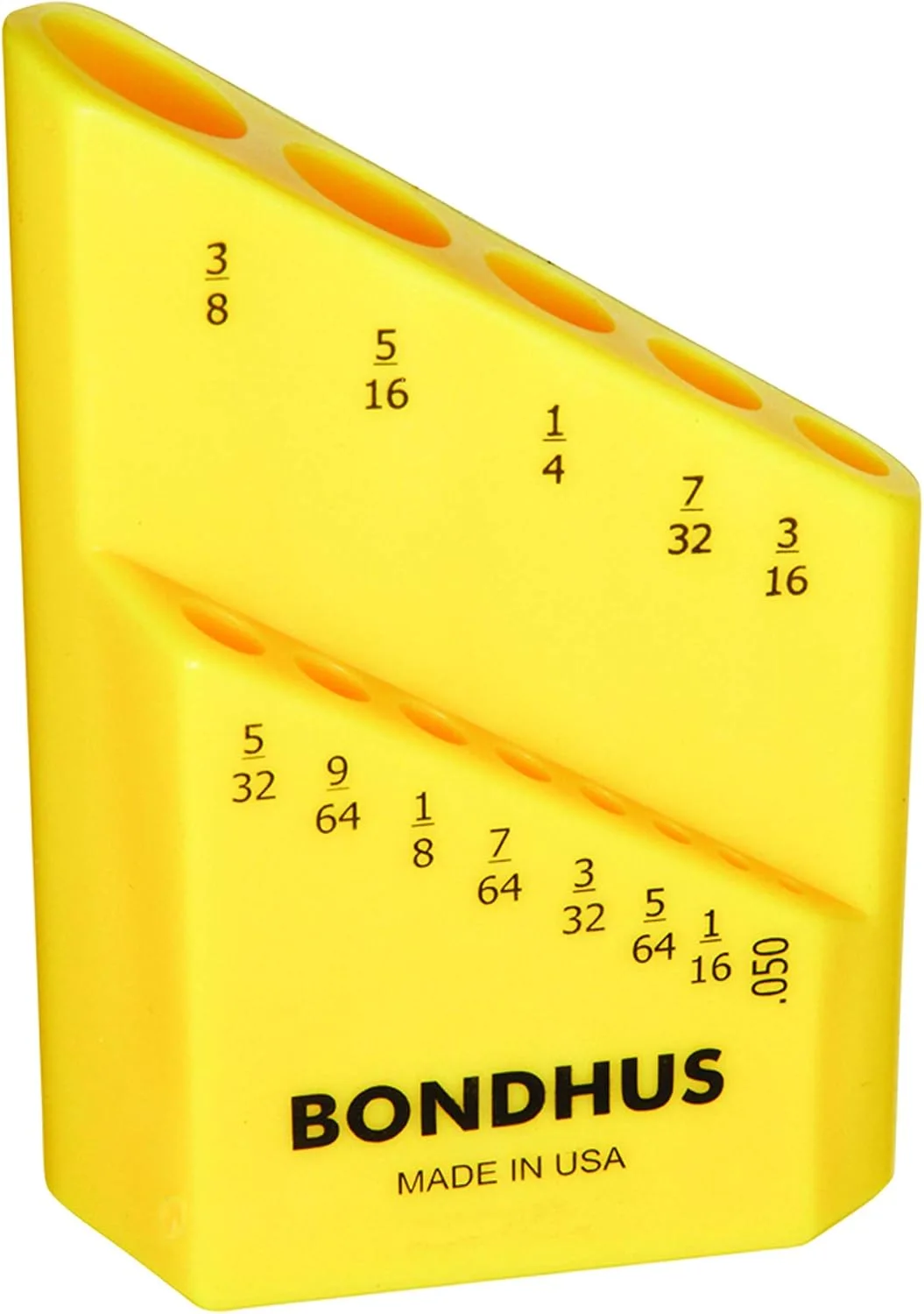 Bondhus 18037 Bondhex Color Coded Case Holds 13 Tools, 0.05"-3/8"