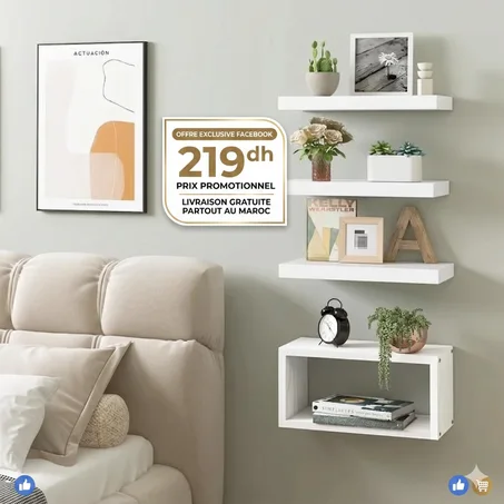 Rangement 4 pièces + la livraison gratuite