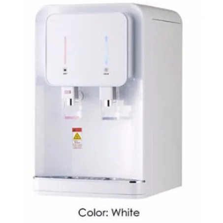 Distributeur d'eau chaude et froide, blanc