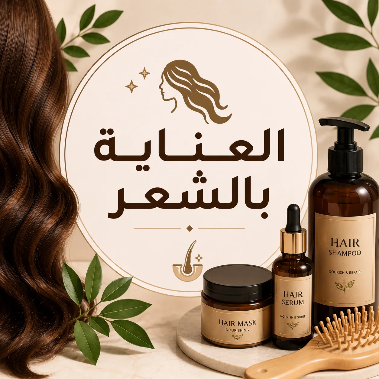 💇 العناية بالشعر