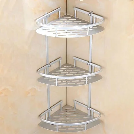 حاملة لوازم الحمام اليمنيوم